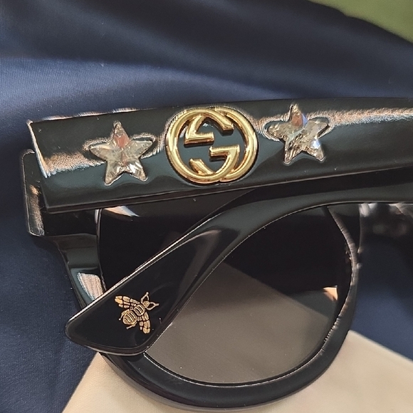 GUCCI SUNGLASSES STAR DIVA POLARIZED GRADIENT LENSES WITH CASE CLOTH OG OWNER - Picture 5 of 7